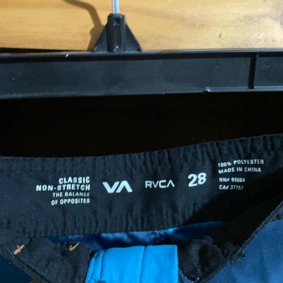 RVCA size 28 blue swim trunks - Picture 3 of 3